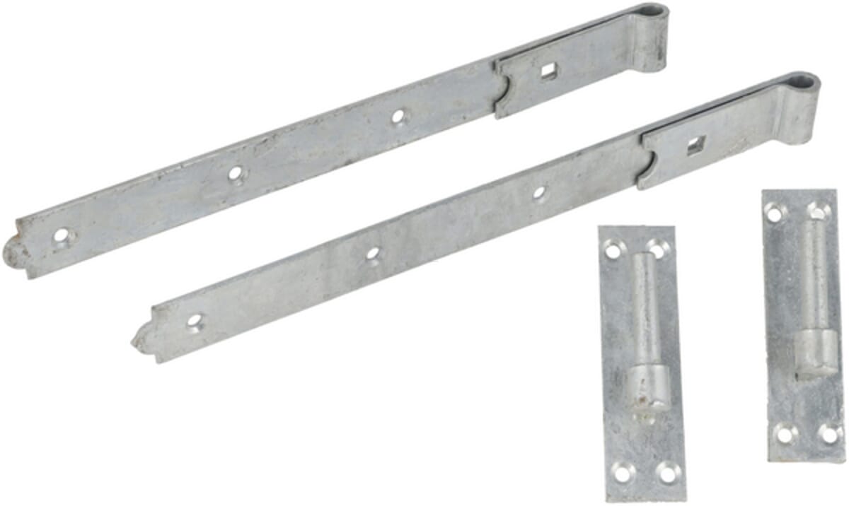 Straight Hook & Bands, galvanised