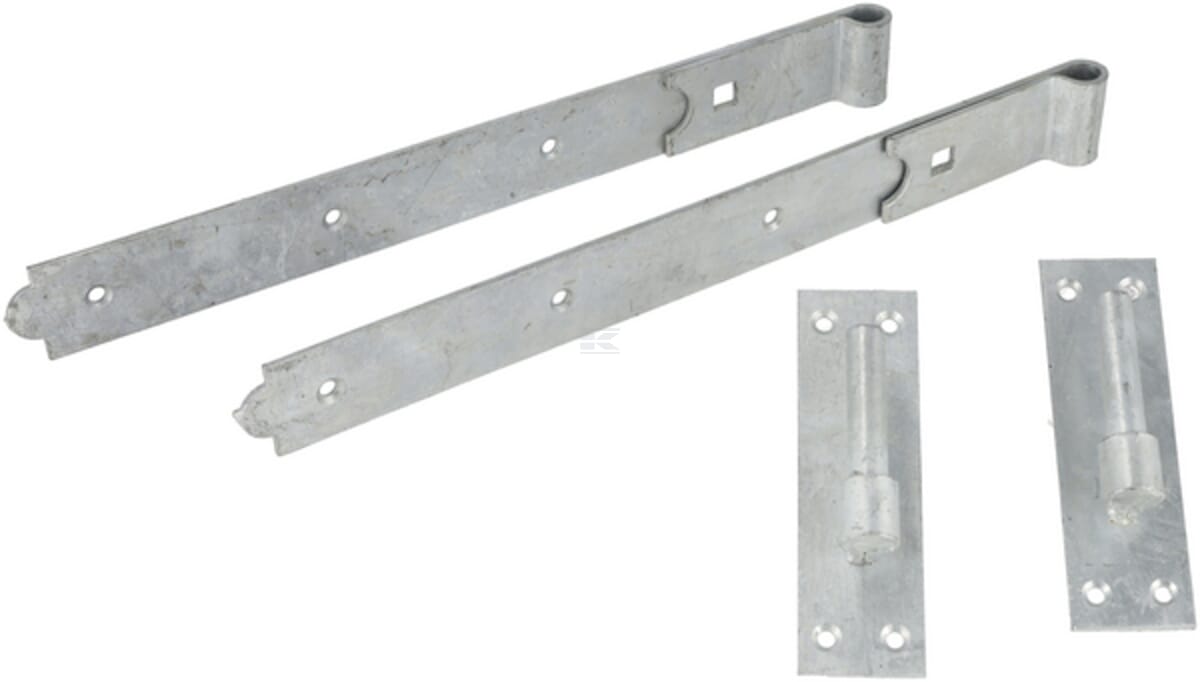Straight Hook & Bands, galvanised