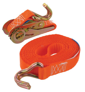 Lashing strap type 25A-25mm, 2-piece with narrow pointed hook