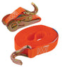 Lashing strap type 25A-25mm, 2-piece with narrow pointed hook