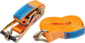 Lashing strap type 50E-50mm, 2-piece with narrow pointed hook