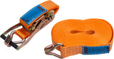 Lashing strap type 50E-50mm, 2-piece with narrow pointed hook
