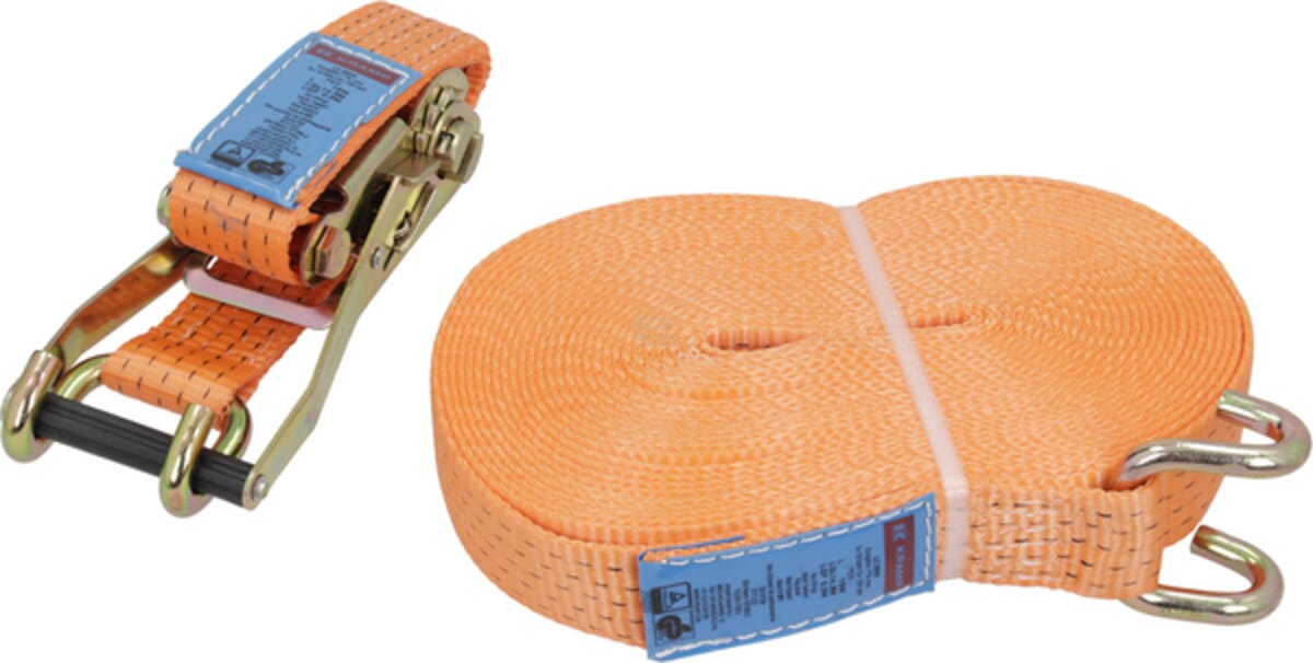 Lashing strap type 50E-50mm, 2-piece with claw hook