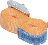 Lashing strap 25mm with clamp buckle, 1-piece without hook