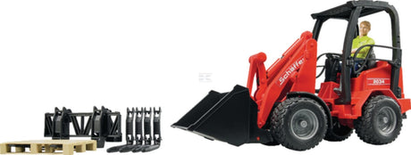 Bruder U02191 Schäffer 2034 Compact loader with play figure and accessories