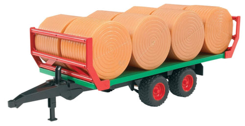 Bruder U02220 Trailer with 8 round bales