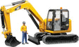 Bruder U02466 CAT micro excavator with play figure