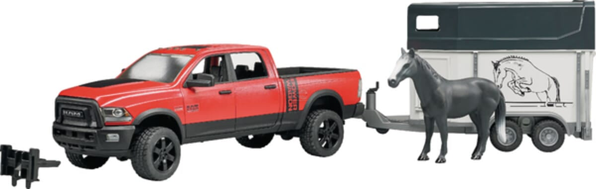 Bruder U02501 RAM 2500 PowerWagon with horse box