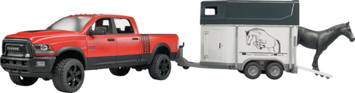 Bruder U02501 RAM 2500 PowerWagon with horse box