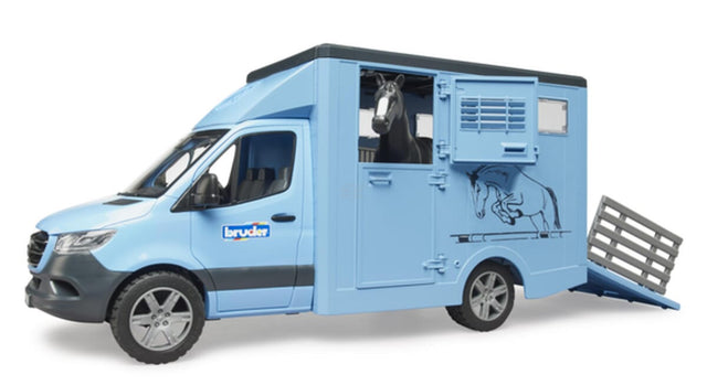Bruder U02674 MB Sprinter horsebox with horse