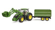 Bruder U03155 John Deere 7R 350 with front loader and trailer
