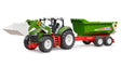 Bruder U03452 Roadmax tractor with front loader and trailer