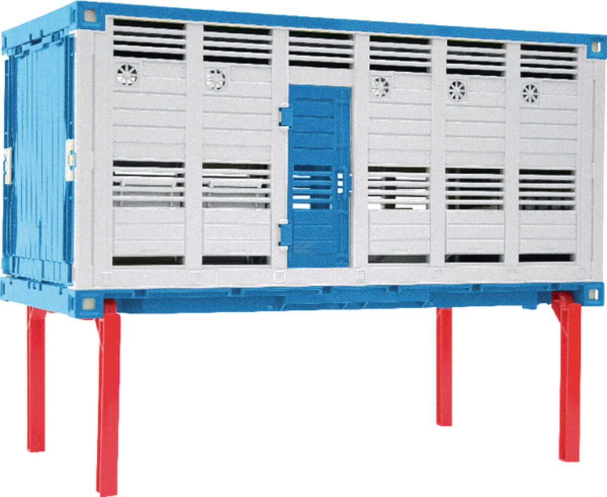 Bruder U03549 Scania Livestock trailer