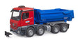 Bruder U03621 MB Arocs Half pipe dump truck