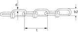 Victor Chain zinc plated
