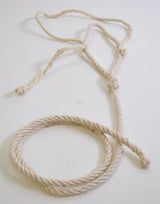 Halter with rope