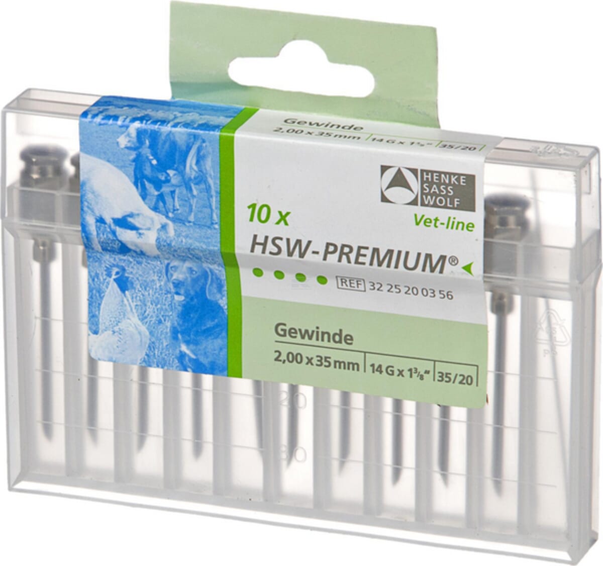 HENKE HSW Premium® needle with thread attachment
