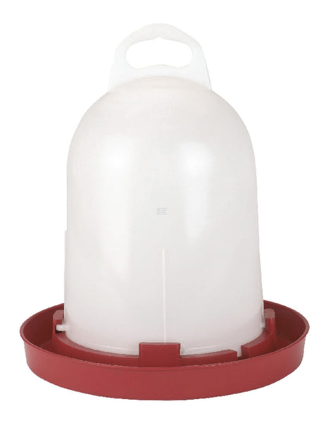 Plastic drinkers with automatic water feed