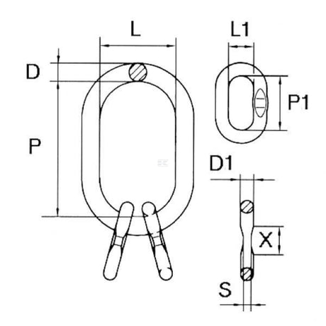 Chain Eye Ring