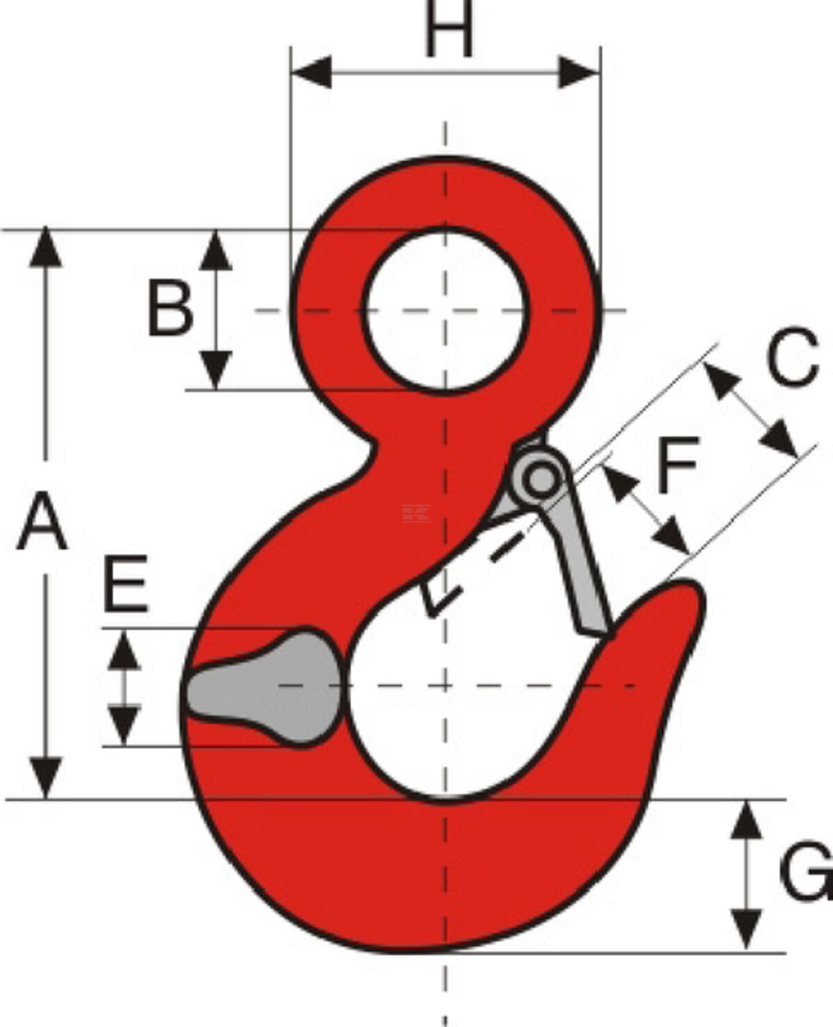 Cartec Chain Eye Hook G8