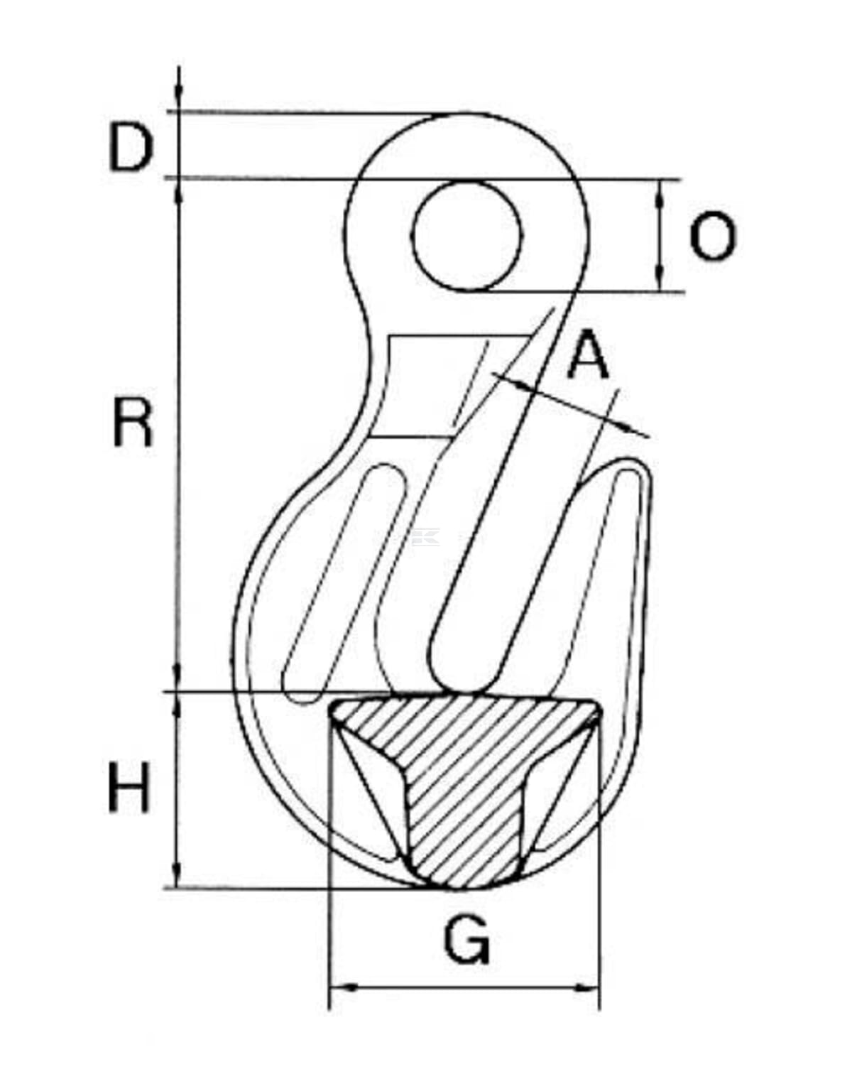 Cartec Chain Shortening Eye Hook