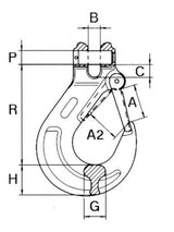 Cartec Chain Hook with Safety Clip