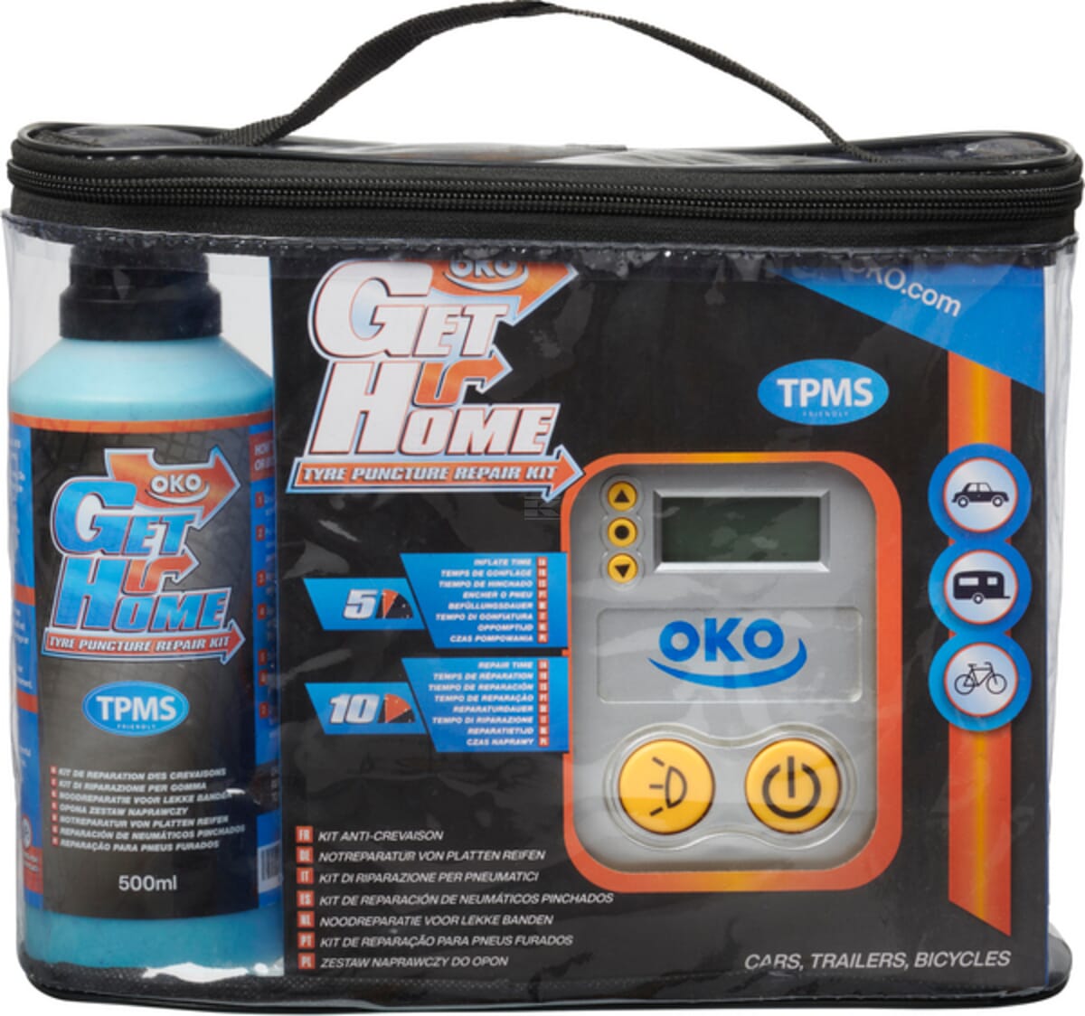 OKO Tyre rescue sealant and compressor set