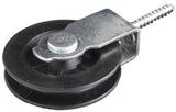 Screw pulleys, zinc plated