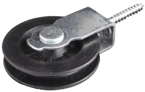 Screw pulleys, zinc plated