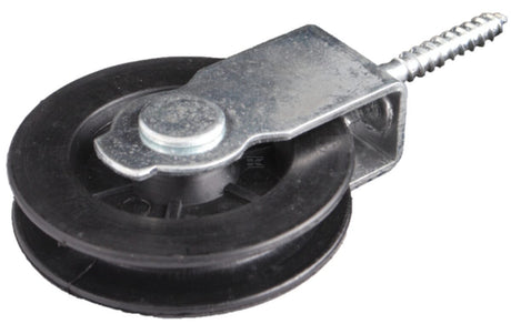 Screw pulleys, zinc plated