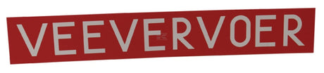 WB Traffic sign "veevervoer"(life stock)