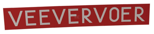 WB Traffic sign "veevervoer"(life stock)