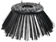 Weed brushes of flat spring steel, light version