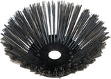 Weed brushes of flat spring steel, light version