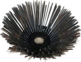 Weed brushes of flat spring steel, light version