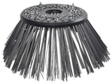 Weed brushes of flat spring steel, light version