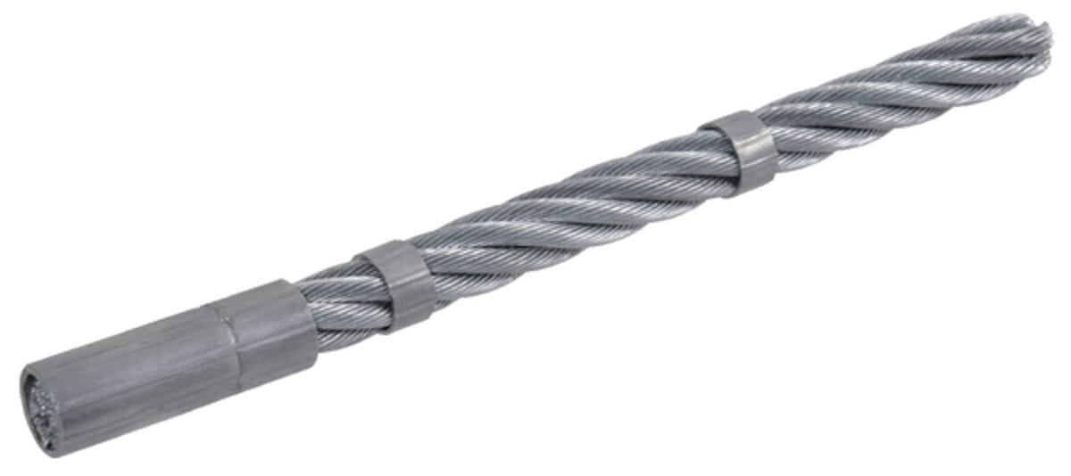 Steel strands for weed brushes