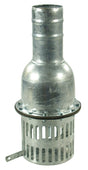 Zinc-plated steel suction strainers with foot valve