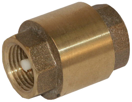 Brass check valve female - female