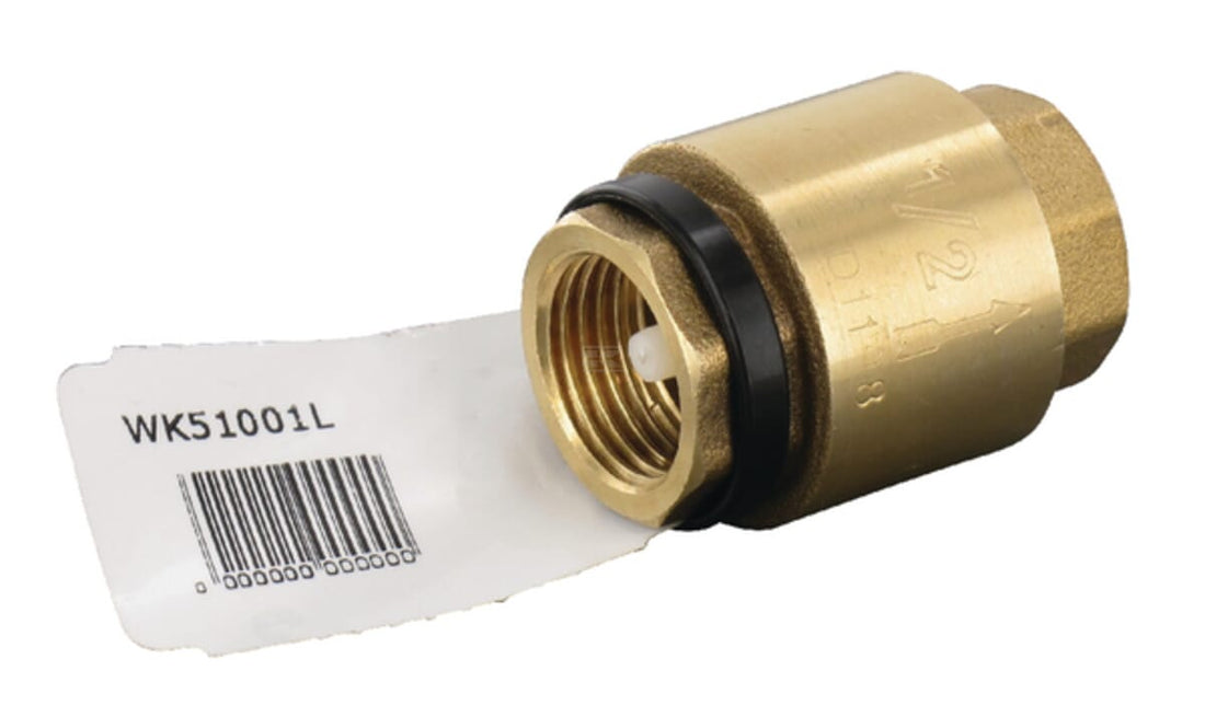 Brass check valve female - female