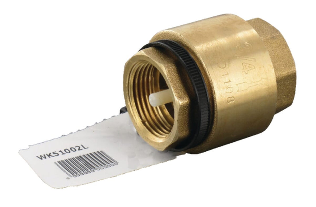 Brass check valve female - female