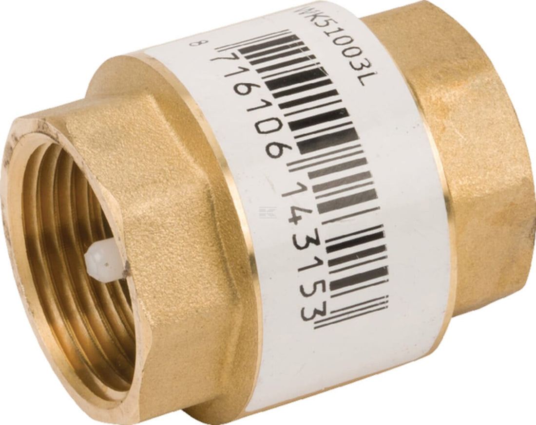 Brass check valve female - female