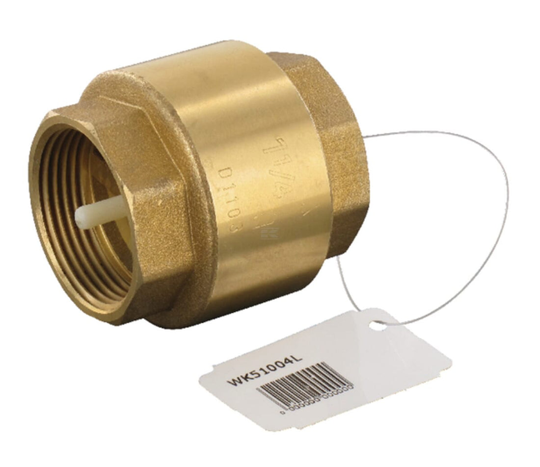 Brass check valve female - female