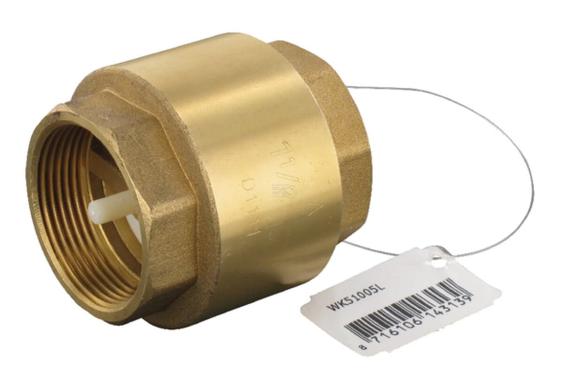 Brass check valve female - female