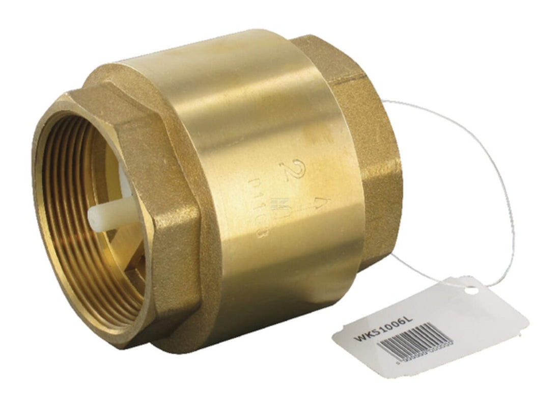 Brass check valve female - female
