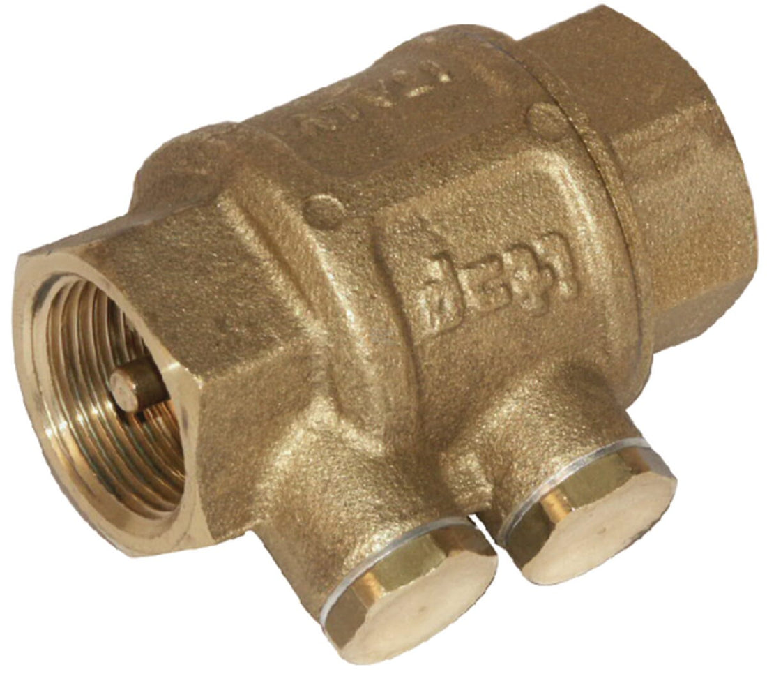 Check valve with breather female - female