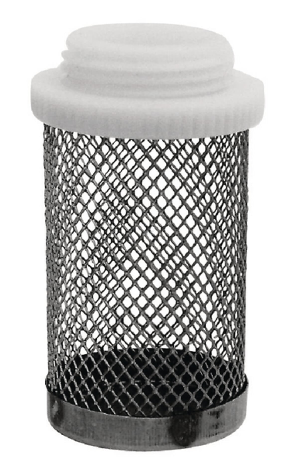 Foot strainers Stainless steel with male thread
