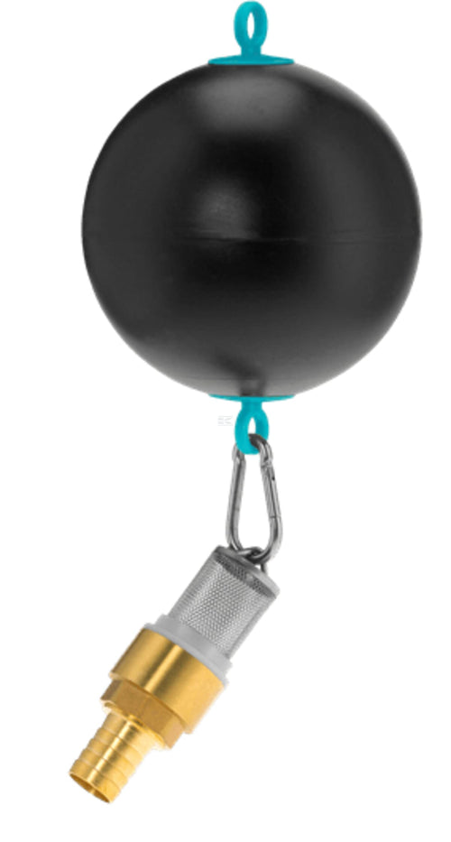 Floating suction strainers with foot valve