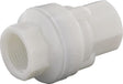 Tecomec Plastic check valve female - female