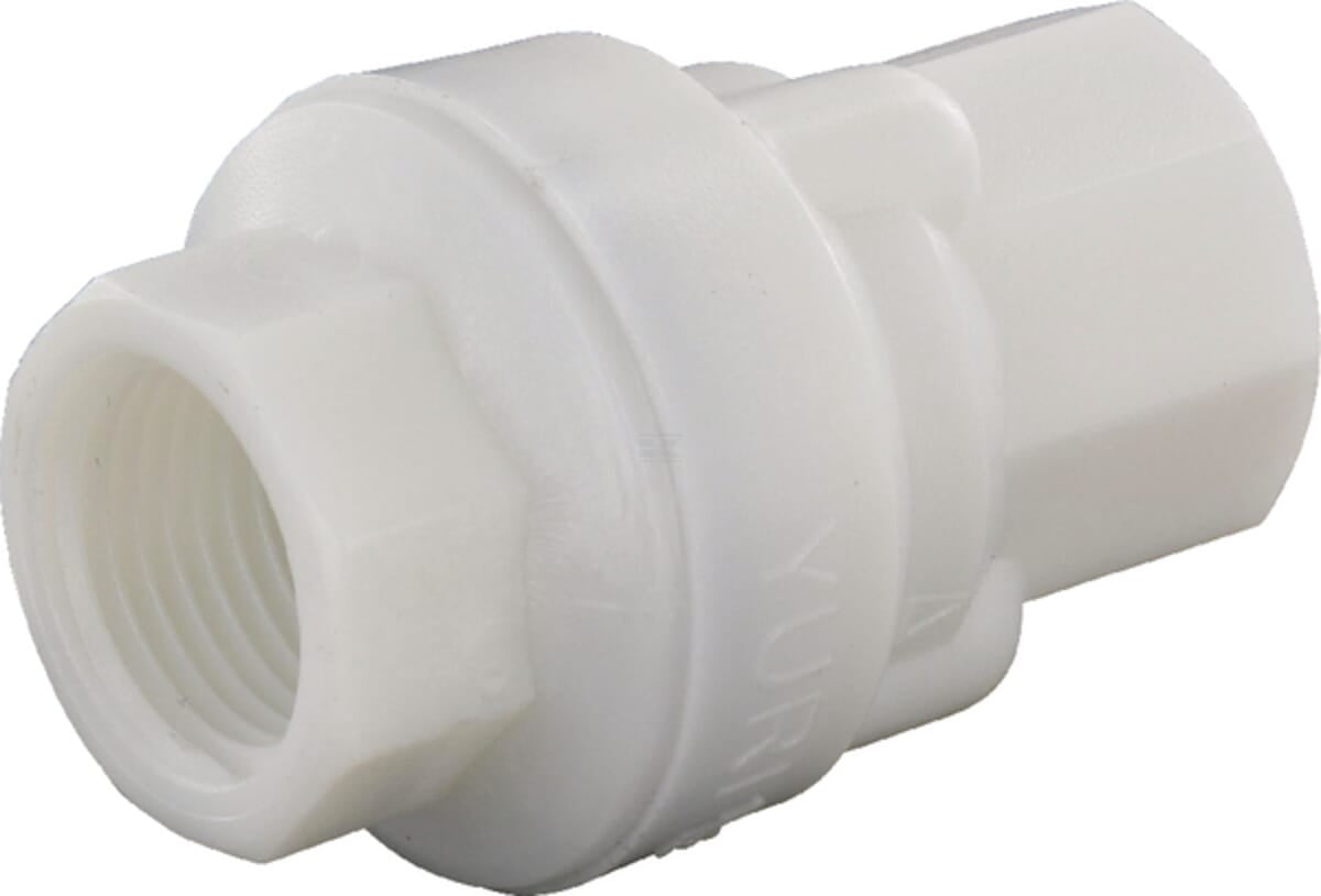 Tecomec Plastic check valve female - female